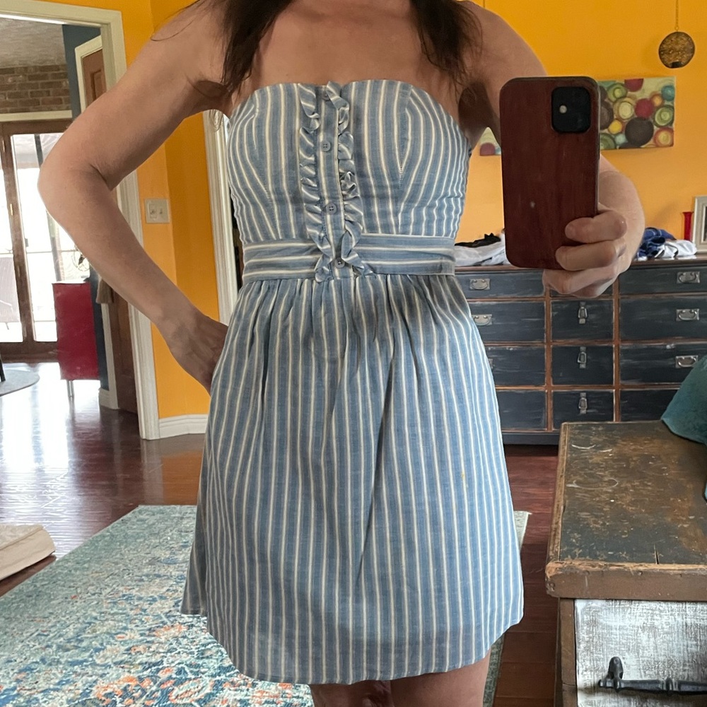 Strapless sun dress
